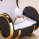Beer Barrel Jewelry Gift Box Travel Women Studs Showcase Ring Display Case