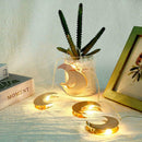 10LED Moon Shape Light Fairy String Lamp Party Wedding Christmas Home Decor