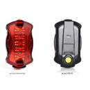 Waterproof LED Bike Tail Light Bicycles Cycling Safety Rear Front Warning Light