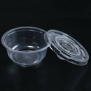 50 pcs. Transparent Plastic Disposable Soup Bowls Chutney Bowls Storage Box