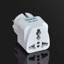 UK US AU to EU European Power Socket Plug Adapter Travel Converter Portable C9X0