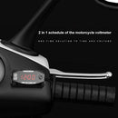 12V Motorcycle Electric Vehicle 2-in-1 Digital Display Voltmeter Time Clock