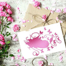 DIY Scrapbook Embossing Stencil Photo Album Template Paper Card Decoration