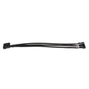 2pcs 4Pin  to 3x 3pin Fan Splitter Power Cable Sleeved Braided for PC