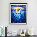 2 Dolphins 5D Diamond Painting Embroidery DIY Cross Stitch Home Decor Gifts