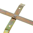 Outdoor Ice Fishing Rod Dual-Holder Rack 360 Rotation Y Shape Pole Stand