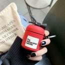 Fire Extinguisher Protective Case Silicone Cover with Carabiner for Airpods 1/2