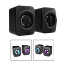 Computer Speakers, 3Wx2, Deep Bass in Small Body, Stereo USB Powered 3.5mm Aux