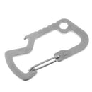 Survival Multi Tools Carabiner Key Chain Keyring Travel Bottle Opener  IO BX