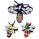 Handmade Rhinestone Bead Patches Bees Cool Fashion Sew On Crystal Beaded Pa