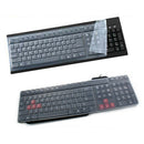 Universal Silicone Desktop Computer Keyboard Cover Skin Protector Film Cover  LJ