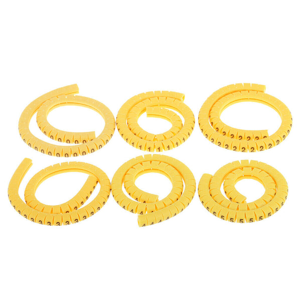 Cable Label Markers Organizer Tag Management NO 0-9 Letter A-F Symbol