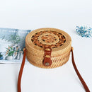 Round Straw Bag Ladies Handbags Bohemian Rattan Messenger Bag Hand-Woven Ro
