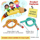 Soft Flexible Bendy Pencils Magic Bend Kids Children Fun Equipment School D4C7