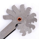 Best 60 Degree Thread Blades Screw Pitch Gage Gauge Dual Head Measure Tools I BX