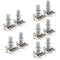 10pcs A500K OHM Audio POTS Guitar Potentiometer Replace for Electric Guitar