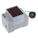Multifunction Din Rail Digital AC Voltmeter Ammeter Wattmeter 200-450V 100A