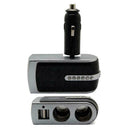 Dual USB 2 Way Car Cigarette Lighter Socket Splitter Charger Adapter New DC U0F9