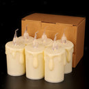 Flameless LED Tealight Votive Candle Pillar Candle for Wedding Party Decor