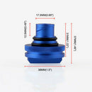 Aluminum DEF Fuel Cap Blue Truck Permanent Cap for 2013-2017 Dodge Ram U K