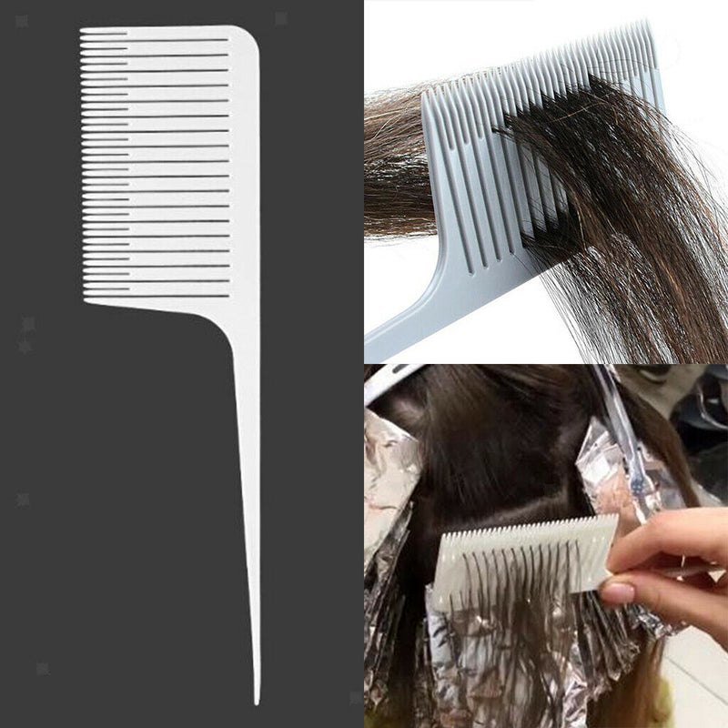 Professional ABS Weaving Highlighting Foiling Hair Comb Highlight Combs