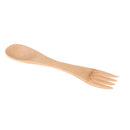 1pc Wooden Spoon Forks Set Wood Cutlery Coffee Tea Spoon Salad Fruit Fork Kw