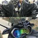 2 Pcs Motorcycle Side Mirror Black Plastic Rearview Mirror for Yamaha XMAX