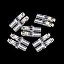 2pcs T5 Car Auto LED smd 3528 Wedge LED Light Bulb Lamp Dash Board Light White3C