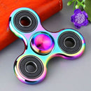 Rainbow Stainless Metal Hand Spinner Fidget Hybrid Bearing Desk Long Spin EDC