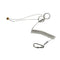 1.5m Retractable Fishing Lanyard Steel Coil Cord Plier Tool Tether Carabiner