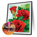 Red Rose Diamond Painting Cross Stitch DIY Rhinestone Home Decor Craft Gift