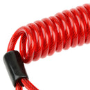 2 Pcs 1.5m Safety Disc Brake Lock Reminder Cable Wire for Scooter Red+Orange