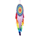 1pc Crochet Flower Dream Catcher Handmade Wind Chimes Hanging Pendant Decor