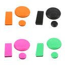 Longboard Replacement Glove Palm Pucks Blocks Slider Puck Set Protect Black