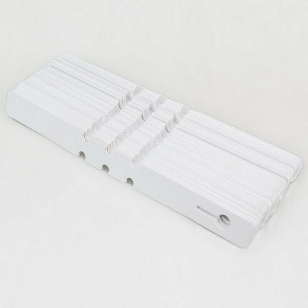 200 Pcs White Plastic Plant Tree Tags Nursery Garden Lables 2x20cm Wrap Aro