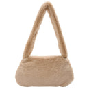 Animal Pattern Underarm Bag Women Mini Plush Shoulder Handbags Purse (3)