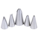 5Pcs Leaves Nozzles Stainless Steel Icing Piping Nozzles Tips Pastry Cake Dec â„–[