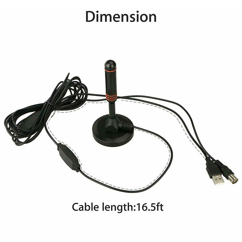 30dbi Powerful DVB-T2 HD antenna DVBT DAB rod antenna + 1x amplif Pf