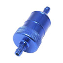 Blue 8mm Petrol Gas Fuel Filter Cleaner For Motorcycle Pit Dirt Bike ATV