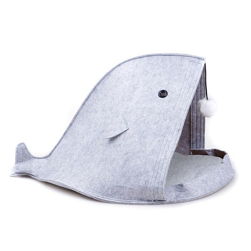 Cute Felt Pet Cat Beds Nest Dog House Basket Rabbit Pet Cave Funny Fish-Typ