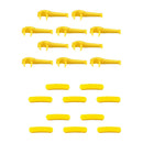 20 Pieces 60mm Tire Changer Duck Head Demolition Pad Nylon Insert Rim Protective