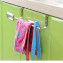 Stainless Steel Towel Bar Holder Over the Kitchen Cabinet Cupboard Door Han H8Z6
