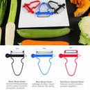 Kitchen Trio Peeler Vegetable Fruit julienne Multifunction Stainless Steel Blade