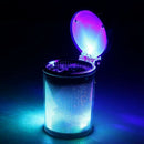 Car Ashtray multicolour Auto Portable Car Travel LED Light Lamp Cigarette C D9B4