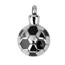 Stainless Steel Sports Soccer Ball Football Pendant Cremation Jewelry