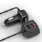 4 Ports USB Car Charger Quick Charge 3.0 QC3.0 Fast Charging Adapter with 4.9ft