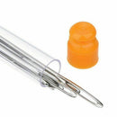 Steel Needles For Yarn Knitting Sewing Decorative Large With Crochet w/ Eye B2T5