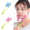 Flower Shape Face Roller Massage  Remove Chin Neck Facial Massager Beaut UMX