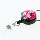 5pcs Retractable Reel Lanyard Clip Flat Neck Straps for Key Chains ID Badge