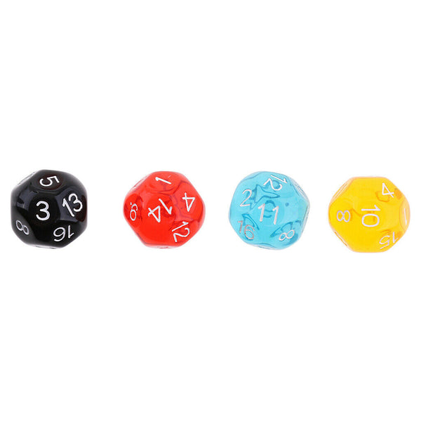 10PCS D16 Polyhedral Dice for Dungeons and Dragons Party Favors Dice New High